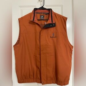 Ahead Authentics - Innisbrook Men's Orange Windbreaker Vest - XL - NWT!